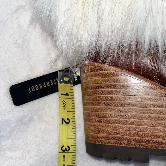 Sorel Park City Short Wedge Boots Fur Trim Sz 5.5 NEW - Picture 10 of 11